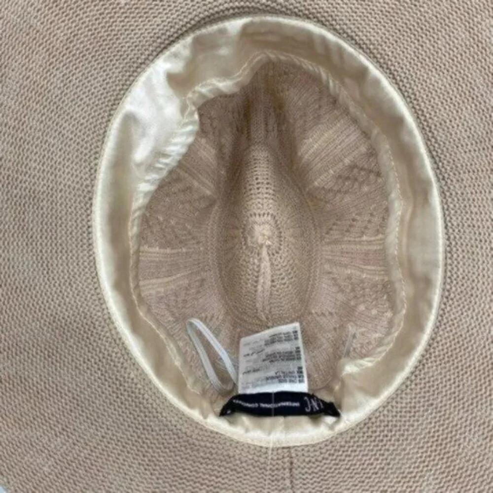 INC International Concepts Chevron Knit Panama Fedora Hat